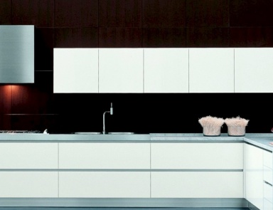 Küche aus Edelstahl und Umgebung, Bontempi Casa