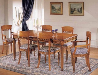 Esszimmer auf einem Rahmen aus Massivholz 2593 / 2594 / 2575 / 2576, BTC