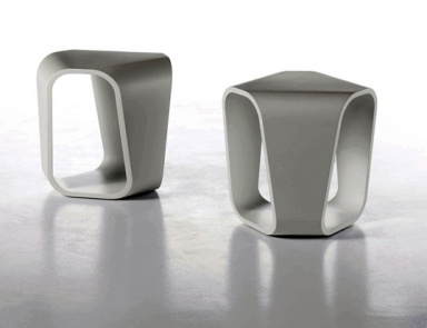 Beistelltisch Couchtisch auf einem Rahmen aus gebogenem Sperrholz Infinity, Busnelli
