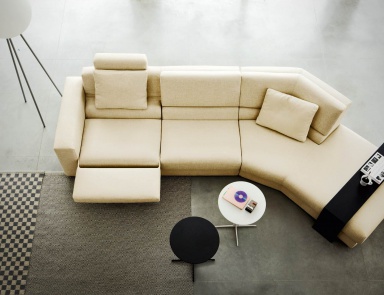 Modulares Sofa mit Rahmen aus massivem Holz Jaco, Busnelli