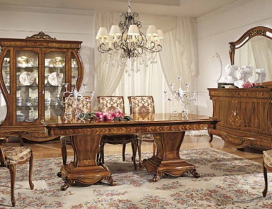 Esszimmer mit Rahmen aus Pappelholz oder тюльпанного Holz Napoleone 03, Antonelli Moravio