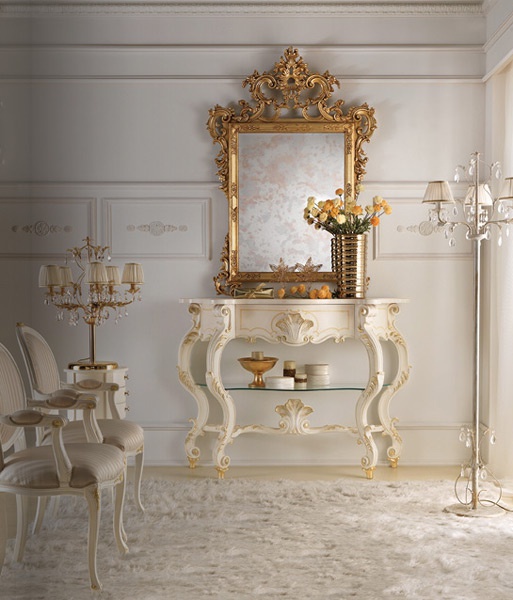 Wohnzimmer mit Rahmen aus Pappelholz oder тюльпанного Holz Napoleone 09, Antonelli Moravio