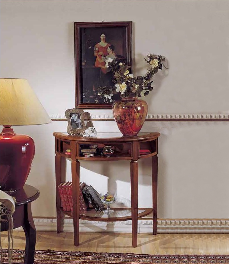 Die Konsole mit dem unteren Regal, Mirandola Export