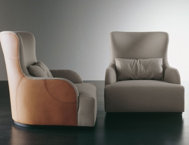 Sessel mit hoher Rückenlehne Liu Kuoio, Meridiani