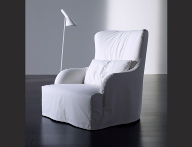Sessel mit hoher Rückenlehne Liu, Meridiani
