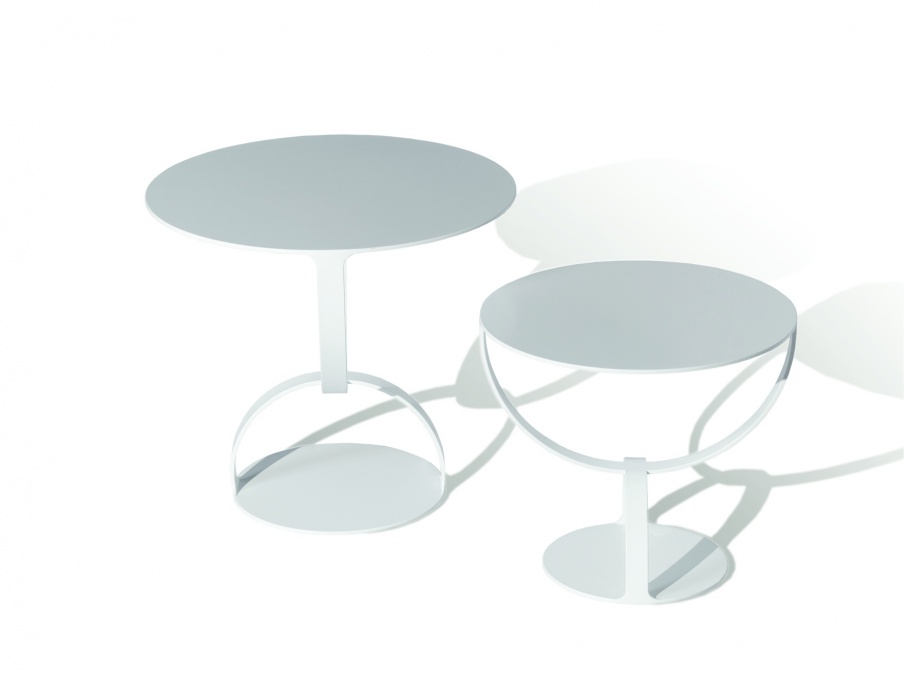 Couchtisch mit Gehäuse aus lackiertem Metall Link, Arketipo