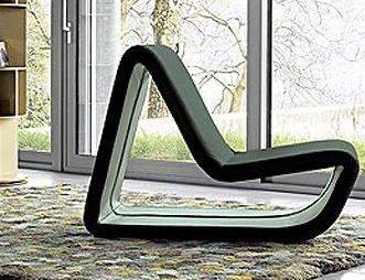 Sessel mit einer Füllung aus Polyurethanschaum gepolstert Leder oder Stoff Line, Bonaldo (Design-Sessel)