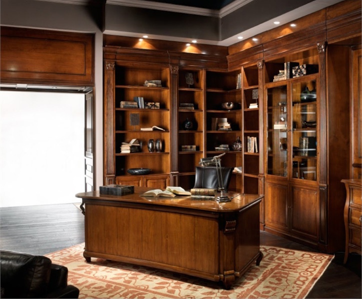 Modulares System mit Gehäuse aus massivem Holz und Finish ...