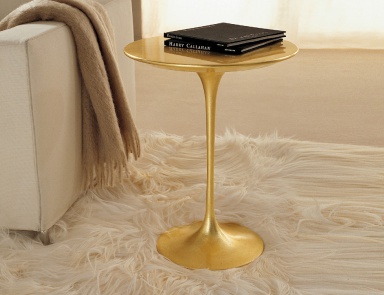 Pridivanny Tisch mit Aluminiumbasis Saar, Besana (Runder Tisch)