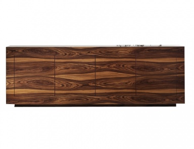 Kommode mit Gehäuse aus Holz Shiny, Rattan Wood