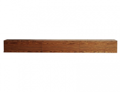 Das klappbare Gehäuse mit Finish aus Furnier Holz Wiwa2, Rattan Wood