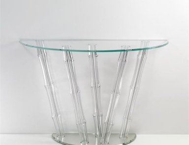 Konsole mit Gehäuse aus Glas Bamboo, Reflex Angelo (Konsole)