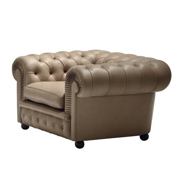 Stuhl mit niedriger Rückenlehne, Chester One Armchair - Poltrona Frau