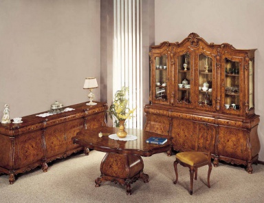 Esszimmer auf einem Rahmen aus Massivholz 379 / 380 / 382 / 377 / 377/C / 377/S, BTC