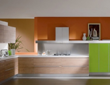 Küche eckig Mood Matrix, Bontempi Casa