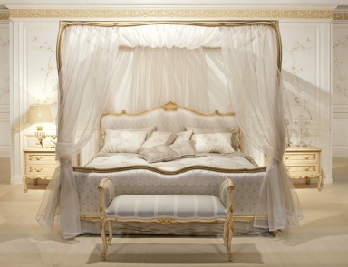 Doppelbett mit Baldachin Strauss, Angelo Cappellini