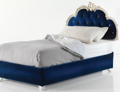 Einzelbett mit hohem Kopfteil, Chelini