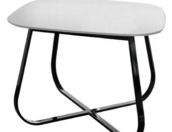 Tisch mit Basis aus Stahlrohren Pelote, Accademia