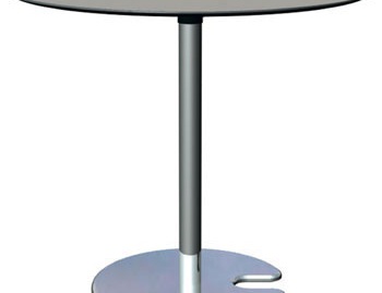 Tisch mit Basis aus Stahl und Tischplatte aus MDF oder Kunststoff Polo, Accademia