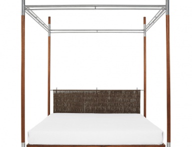 Himmelbett Edward II, Driade (Rattan Bett, Wicker)