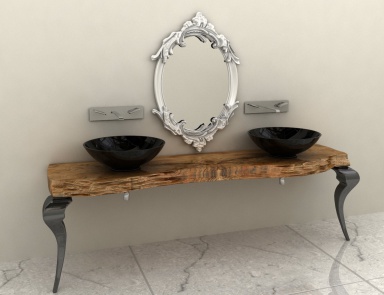 Die Konsole unter der Spüle 544 Sidney, Bizzotto (Designermöbel für das Badezimmer)