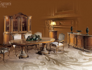 Esszimmer (Garnitur für das Esszimmer) Cignani von Angelo Cappellini