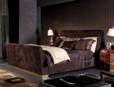 Bett mit hohem Kopfteil Manhattan - Mobilidea