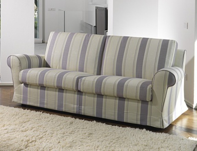 Sofa gepolstert in Leder oder Stoff Victor, Bodema