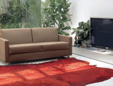 Das Sofa ist ausziehbar gepolsterter Leder oder Stoff Maestro, Bodema