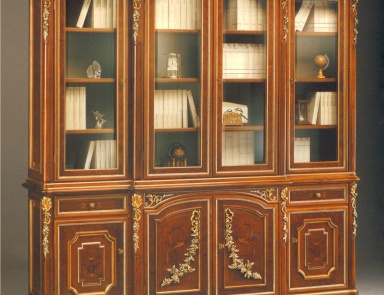 Schaufenster dreiteilige, Francesco Meroni (Bibliothek des Barock, Rokoko)