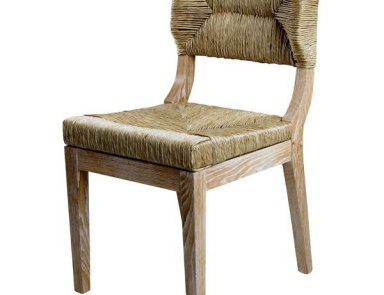 Stuhl mit Beinen aus massivem Holz, Chelini