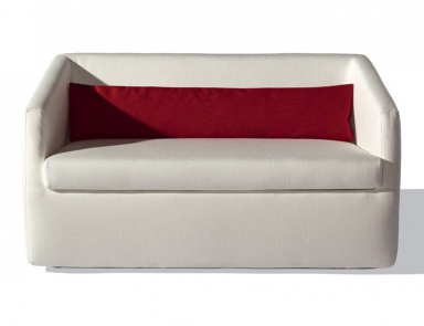 Sofa mit Rahmen aus Holz und Kernmaterial aus PUF Poggio, Arketipo