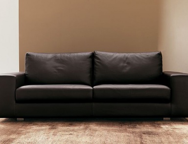 Sofa Zweisitzer gepolsterter Leder oder Stoff Alfiere, Bosal