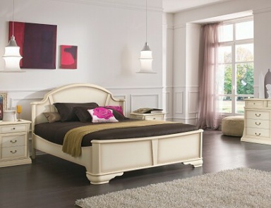 Doppelbett Via Veneto Avorio, Favero