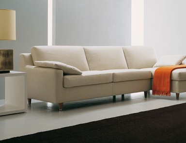Das Sofa ist ausziehbar teilige gepolsterter Leder oder Stoff, Elio, Bosal