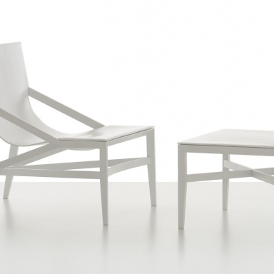 Sessel mit Hocker PILOTTA 470