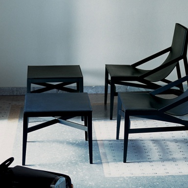 Sessel mit Hocker PILOTTA 470