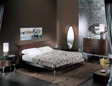Headsets für Schlafzimmer aus Vollholz, Giorgio Collection