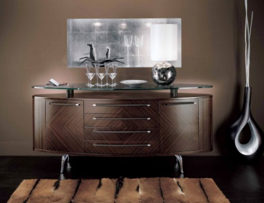 Kommode mit Metallbeinen, Giorgio Collection