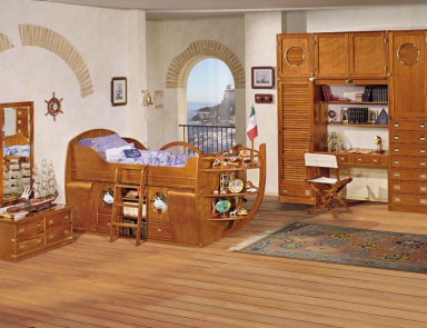 Bett Kinderzimmer Capitano, Caroti