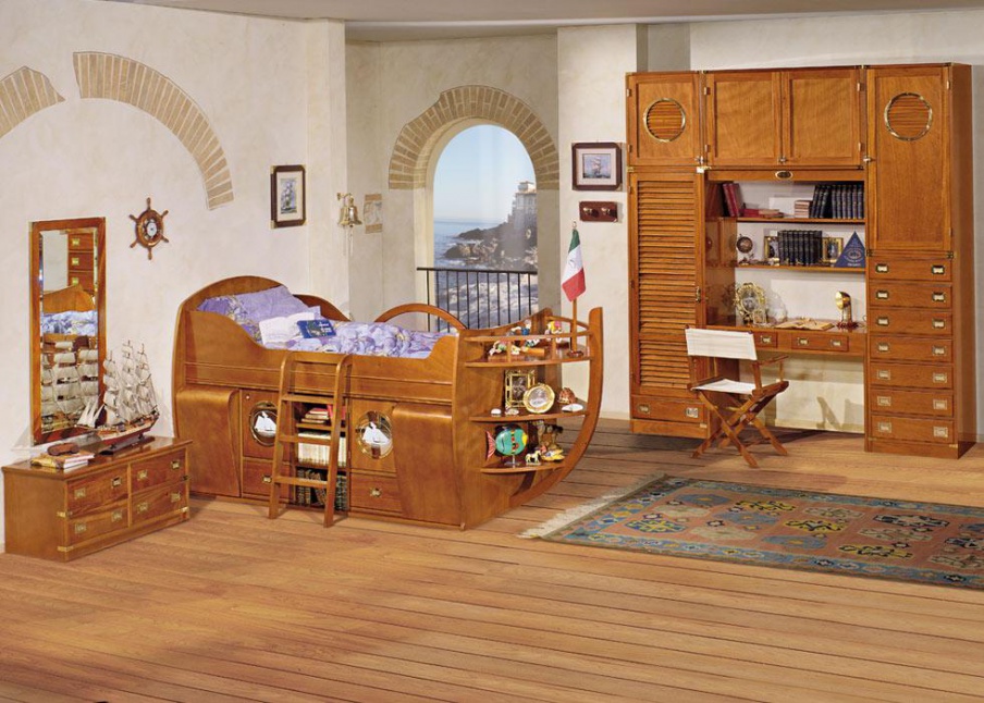 Bett Kinderzimmer Capitano, Caroti