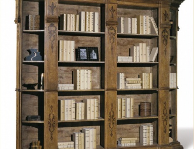 Bücherregal auf Holzrahmen, Vittorio Grifoni