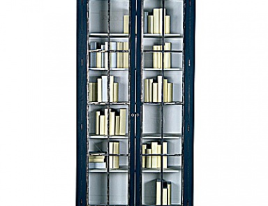 Bücherschrank mit verglasten Fassade, Guadarte (Wohnzimmer Spanien)
