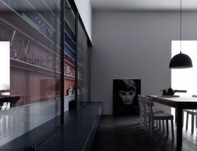 Die Garnitur für das Esszimmer, Valcucine