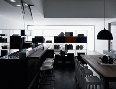 Die Garnitur für das Esszimmer, Valcucine