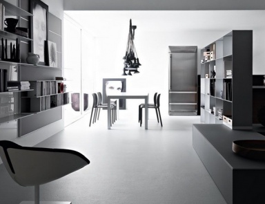 Die Garnitur für das Esszimmer, Valcucine