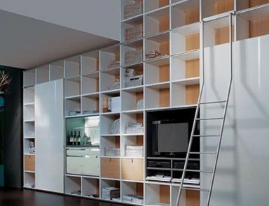Bücherregal mit offenen Regalen, Kettnaker