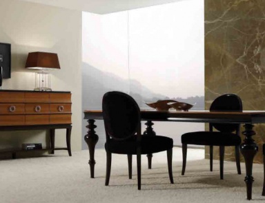 Garnitur für Esszimmer Kollektion Savoy, Mobil Fresno