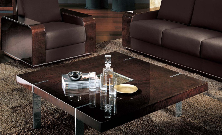 Couchtisch mit Metallbeinen Monte-Carlo, Giorgio Collection