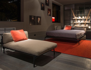 Bett mit Regal 288 SLED, Cassina
